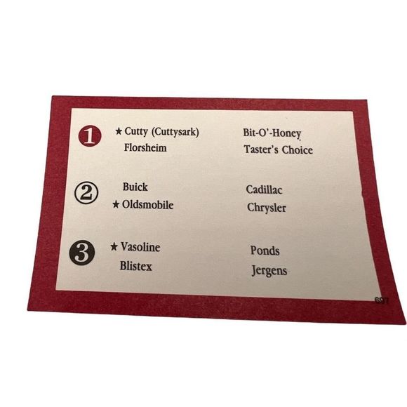 1988 Adverteasing Board Game Of Slogans Commercials & Jingles Complete Trivia - Picture 4 of 11